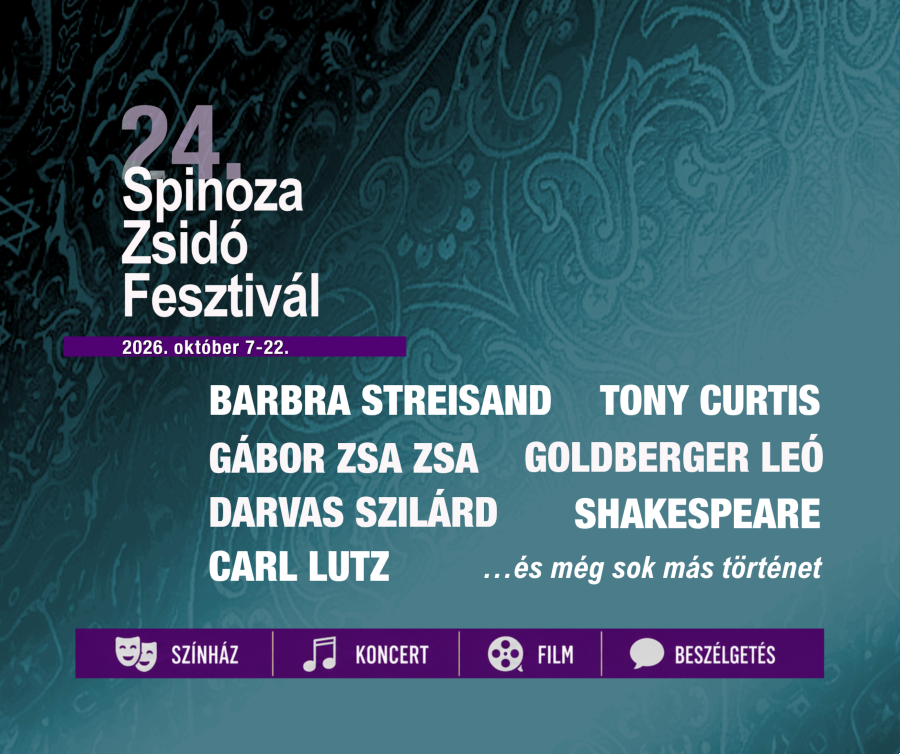 Jön a 24. Spinoza Zsidó Fesztivál!